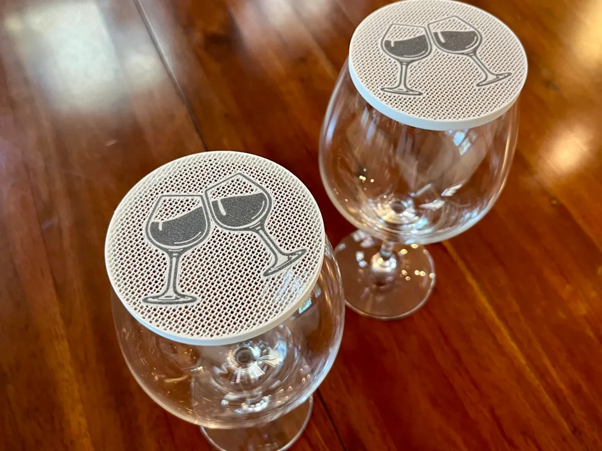 Couvre-verre à vin anti-insectes