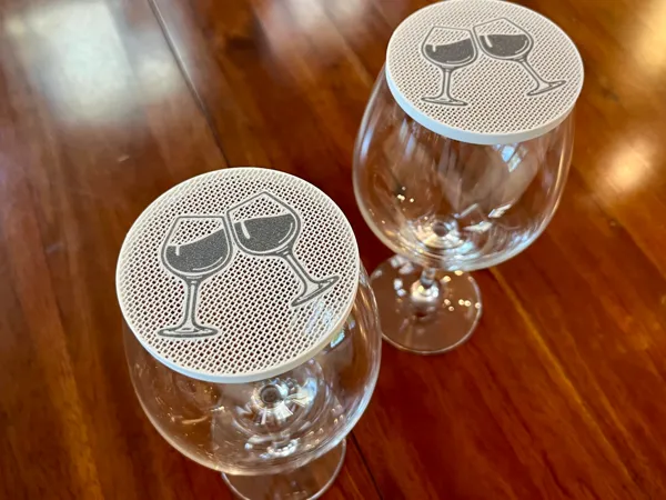 Couvre-verre à vin anti-insectes