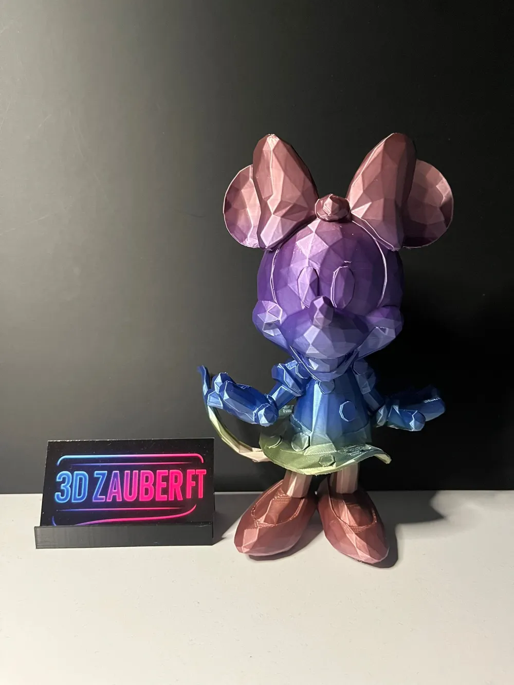 Mickey & Minnie Mouse Low Poly - Free 3D Print Model - MakerWorld
