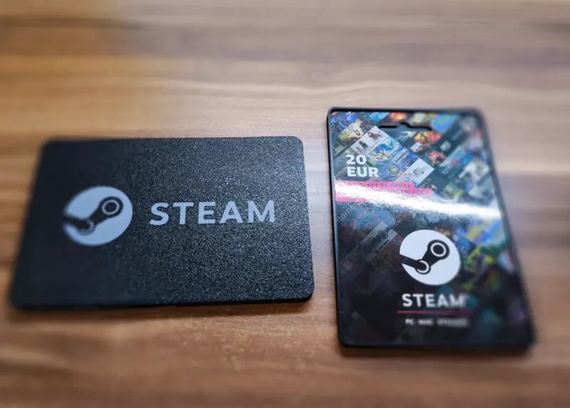Steam Voucher Gift Card Box