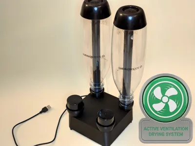 Active Bottle Dryer for SodaStream bottles