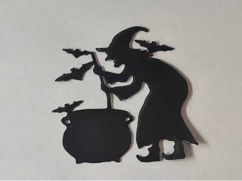 Halloween Witch Bat Wall decor