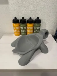 Turtle Helmet 4 parts 0.2mm layer, 2 walls, 9% infill