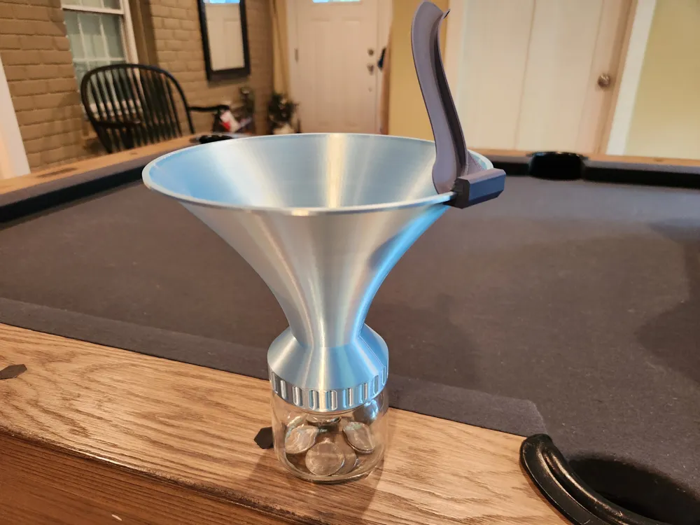 Coin Vortex Mason Jar Lid by squinn MakerWorld