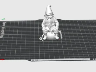 Gnome On Tomato