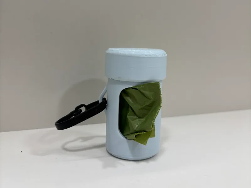 Bote para bolsas de caca de perro