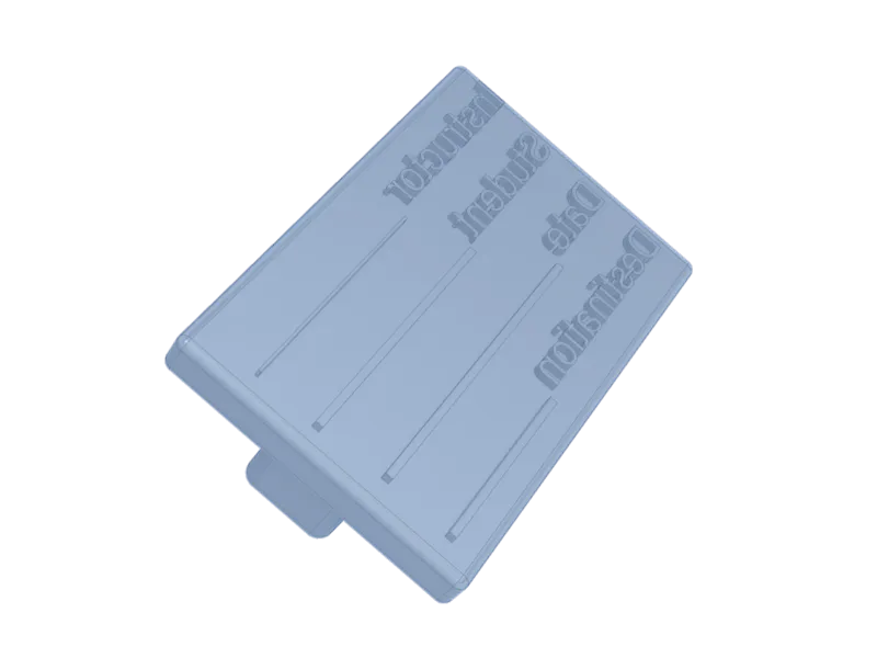 Instructor Hall Pass Stamp