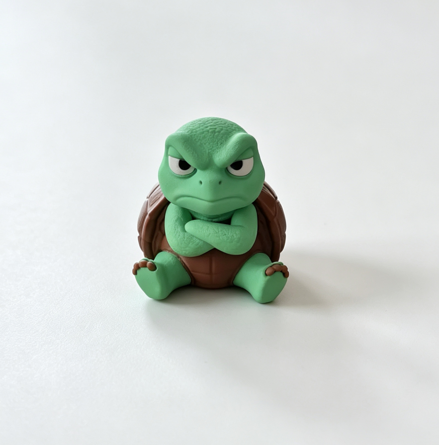 Miniatura 2 do modelo 3D Grumpy Turtle
