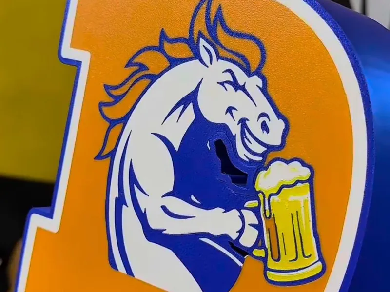 Broncos Dember piggy bank