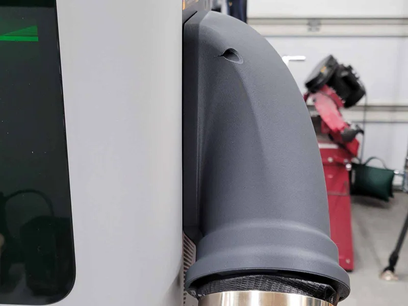 90 Degree Laser Smoke Hood Adapter for H2D
