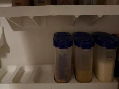 Modular spice rack for Tupperware Spice Giants