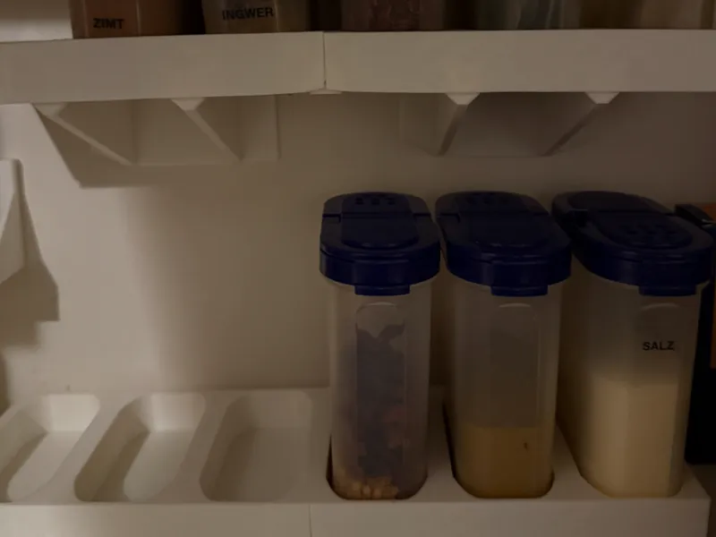 Modulares Gewürzregal für Tupperware Gewürz-Riesen