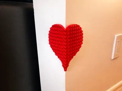 Corner Scratcher for cats -  Valentine Version