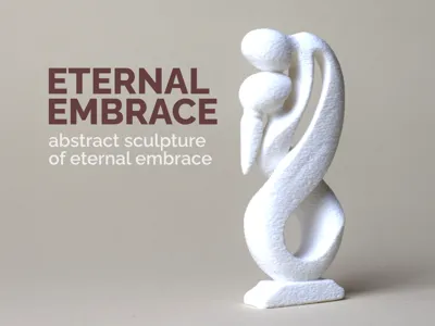 Ethernal Embrace Love and unity in endless harmony