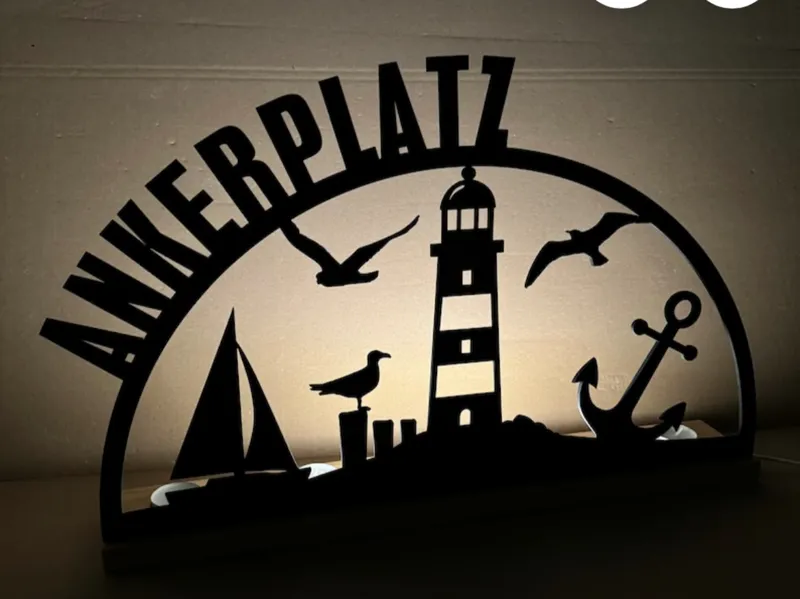 Ankerplatz Teelichtbogen