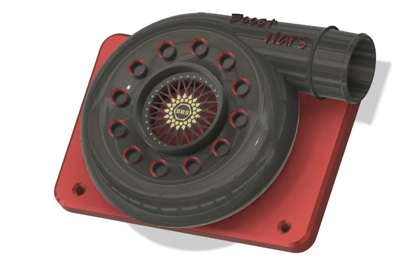 Turbocharger with BBS-RS Rims