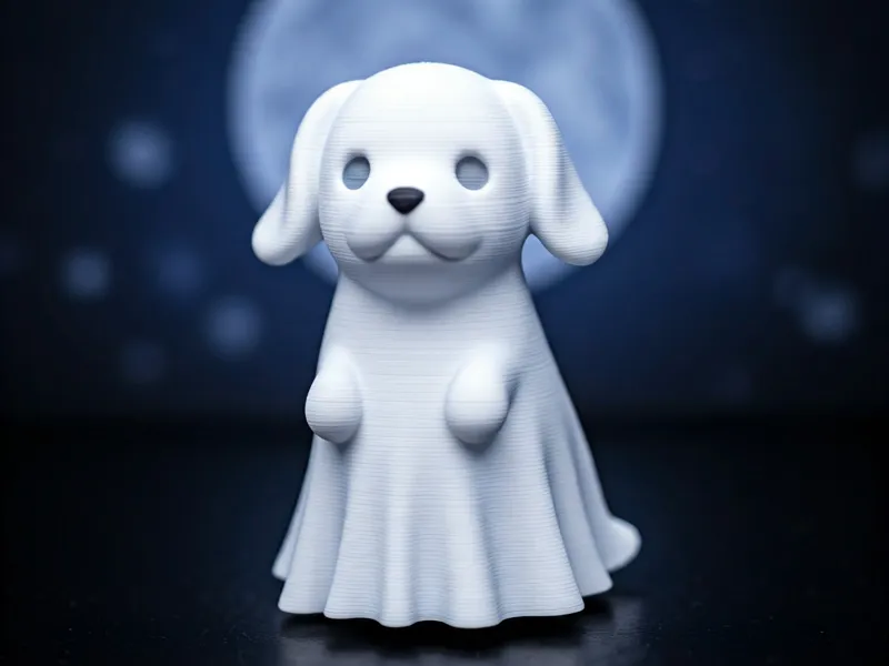 Cute Ghost Dog