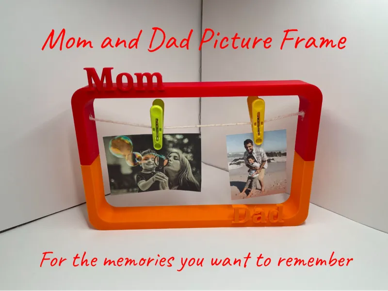 Mom and Dad Picture Frame