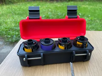 35mm Film Rugged Travel Box - Fits 4 Rolls