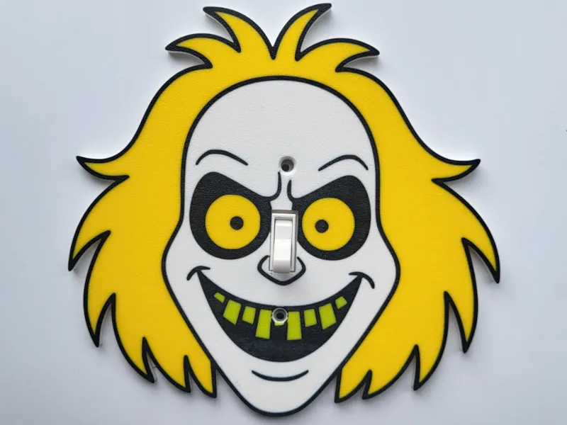 Beetle Juice Cartoon Light Switch Cover