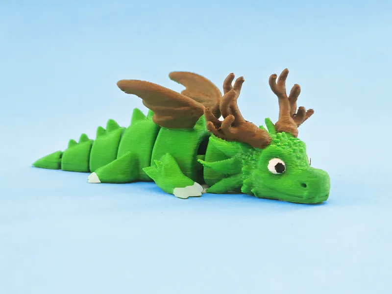 Articulated reindeer dragon
