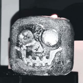Brick Skeleton Candle Mold