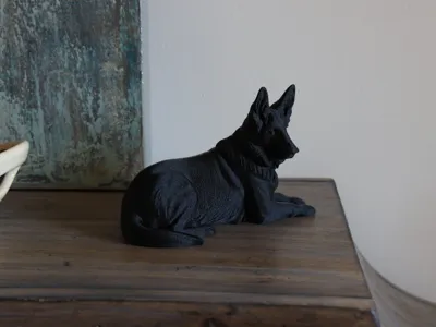 Reimagined Art: German Shepherd