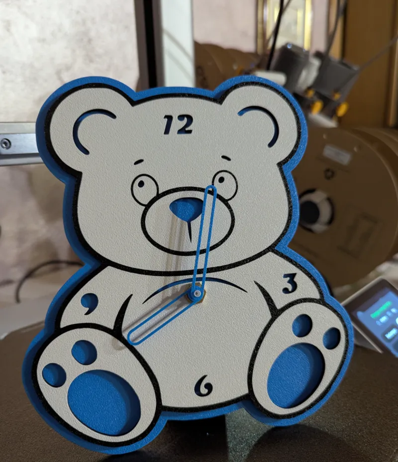 Teddy Bear Clock