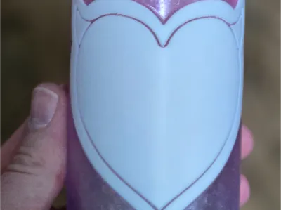 Slim 12oz can Redbull / Alani Holder with a heart