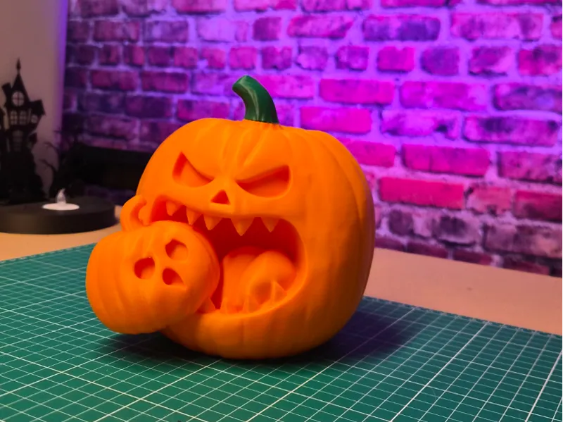 Pumpkin eating Pumpkin