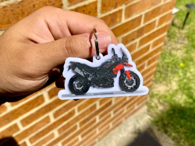 Triumph Tiger 850 Sport Keychain