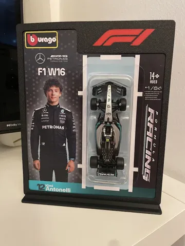 Letrero o emblema decorativo: Expositor para Miniaturas de F1 – 1:64 - Burago — vista de referencia 4