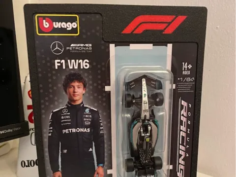 Letrero o emblema decorativo: Expositor para Miniaturas de F1 – 1:64 - Burago — referencia de MakerWorld