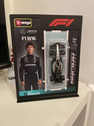Letrero o emblema decorativo: Expositor para Miniaturas de F1 – 1:64 - Burago — vista de referencia 3
