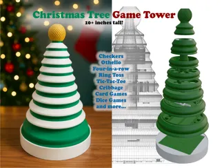 Christmas Tree Layered Game Tower! Table Fun!