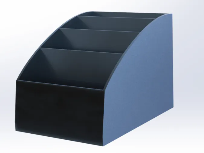 4x Card Holder Vertical