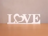 Décoration lumineuse « Love » avec cœur — photo 2