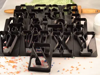 Alphabet Cookie Cutters - Full set