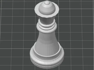 Chess Queen Printable in ANY COLOR