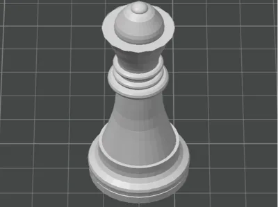 Chess Queen Printable in ANY COLOR