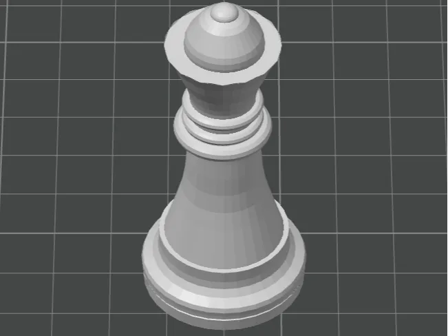 Chess Queen Printable in ANY COLOR