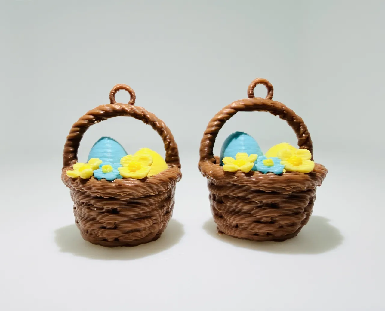 Easter Basket Earrings Cute Spring Mini Gift Set view 2