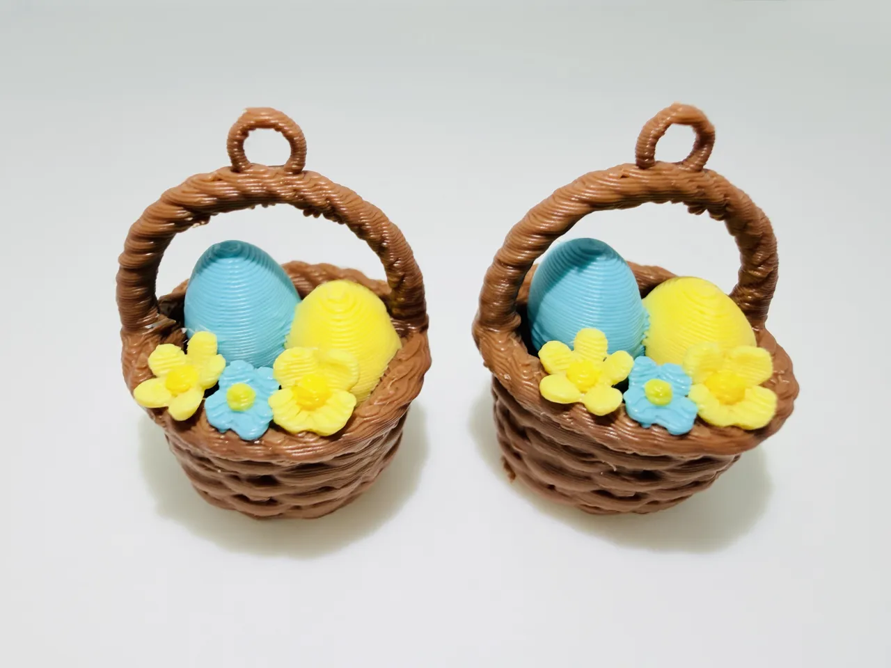 Easter Basket Earrings Cute Spring Mini Gift Set view 3