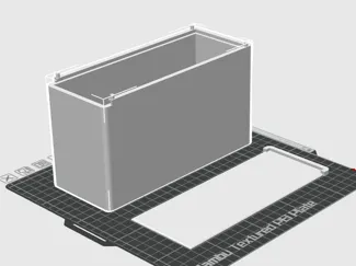 Trading card storage box - sliding lid, stackable