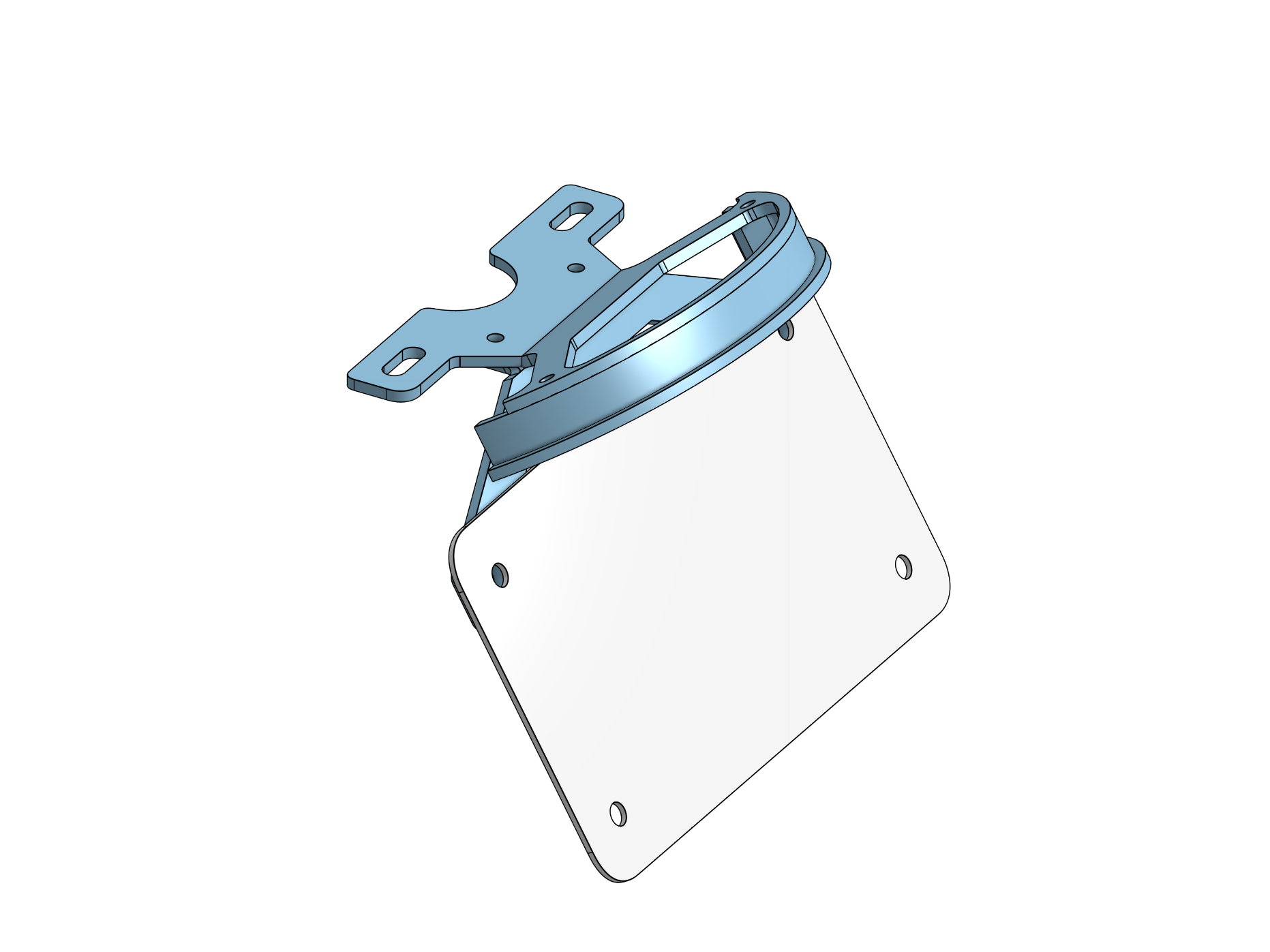 Talaria MX4 License Plate + Light Mount