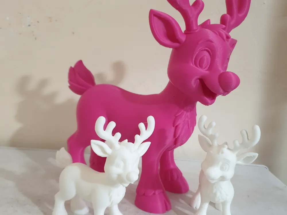 Ruby Dc Ruby the Reindeer – Paint Your Own - Free 3D Print Model - MakerWorld