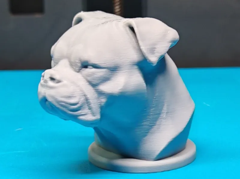 Bulldog Bust – 3D Printable Dog Sculpture