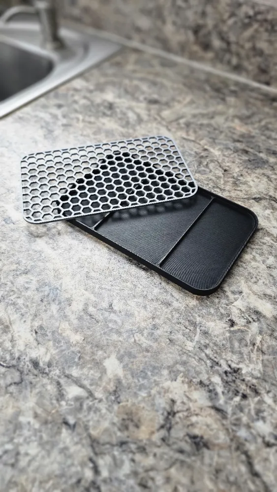 hex drip tray (low profile) - Free 3D Print Model - MakerWorld