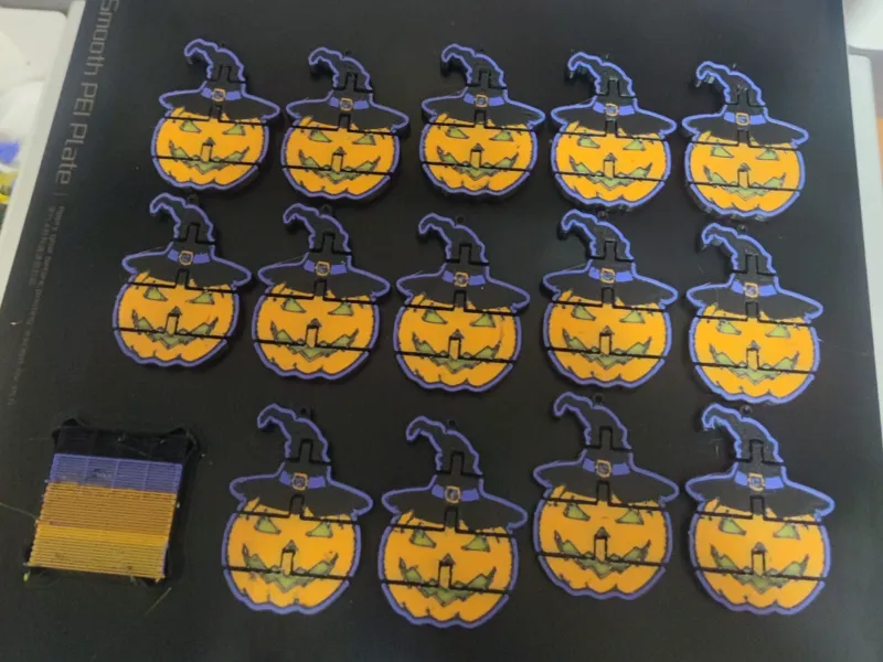 Halloween flexi llavero calabaza
