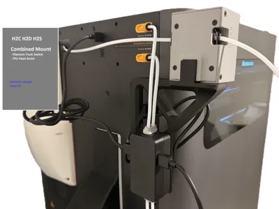 Filament Track Switch & TPU Feed Assist Mount